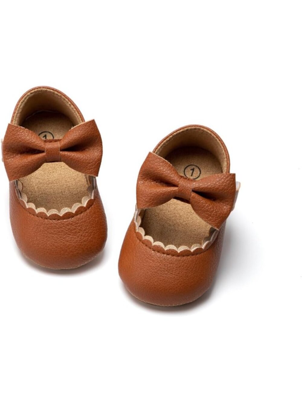 Adorable Infant Baby Girls' Bow Mary Jane Ballet Flats - Perfect First Walkers!
